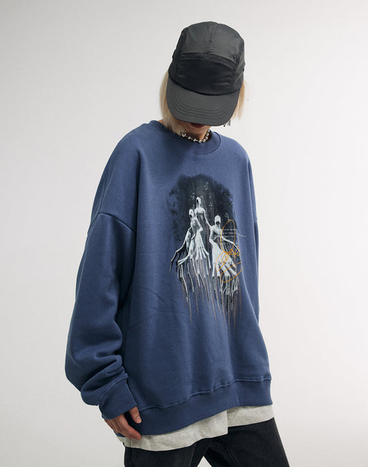 Pull de la race humaine en évolution