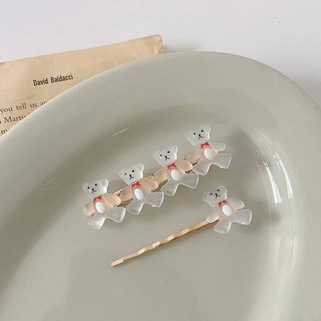 Bear Jelly Hairpins 2-Pack