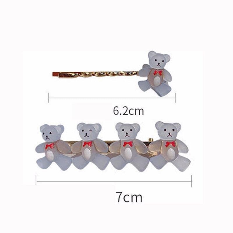 Bear Jelly Hairpins 2-Pack