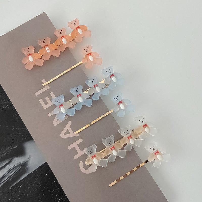 Bear Jelly Hairpins 2-Pack