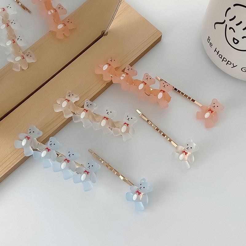 Bear Jelly Hairpins 2-Pack
