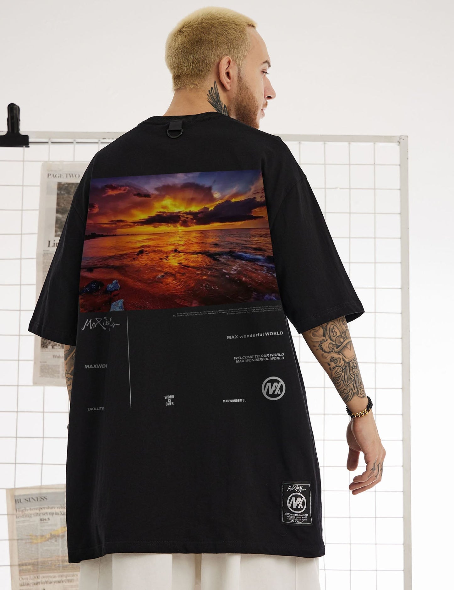 T-shirt Sunset Beach