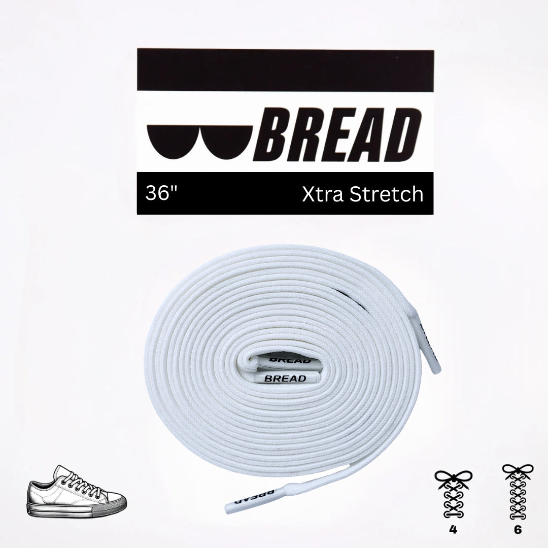 Cloud White Bread Laces