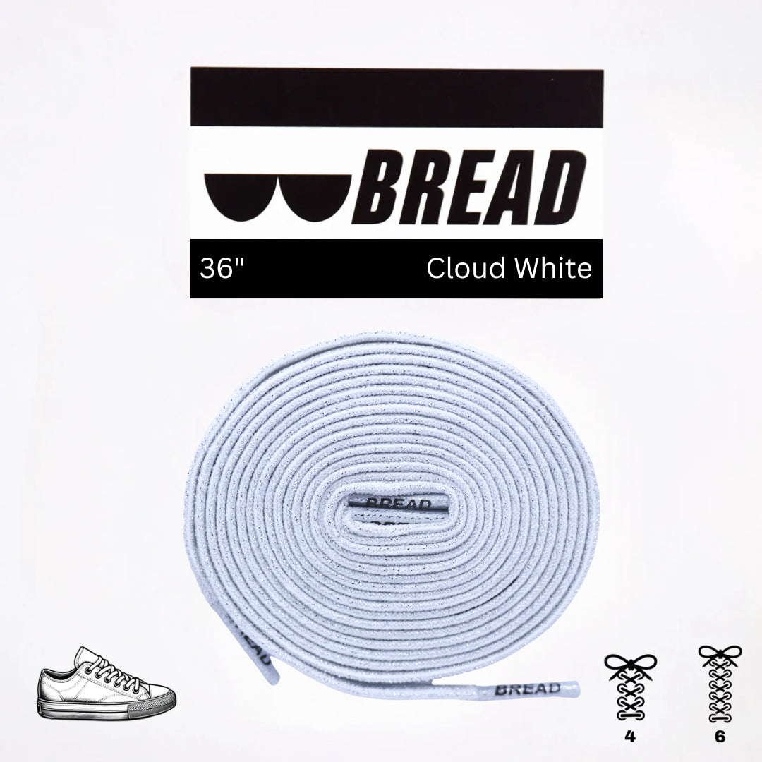Cloud White Bread Laces