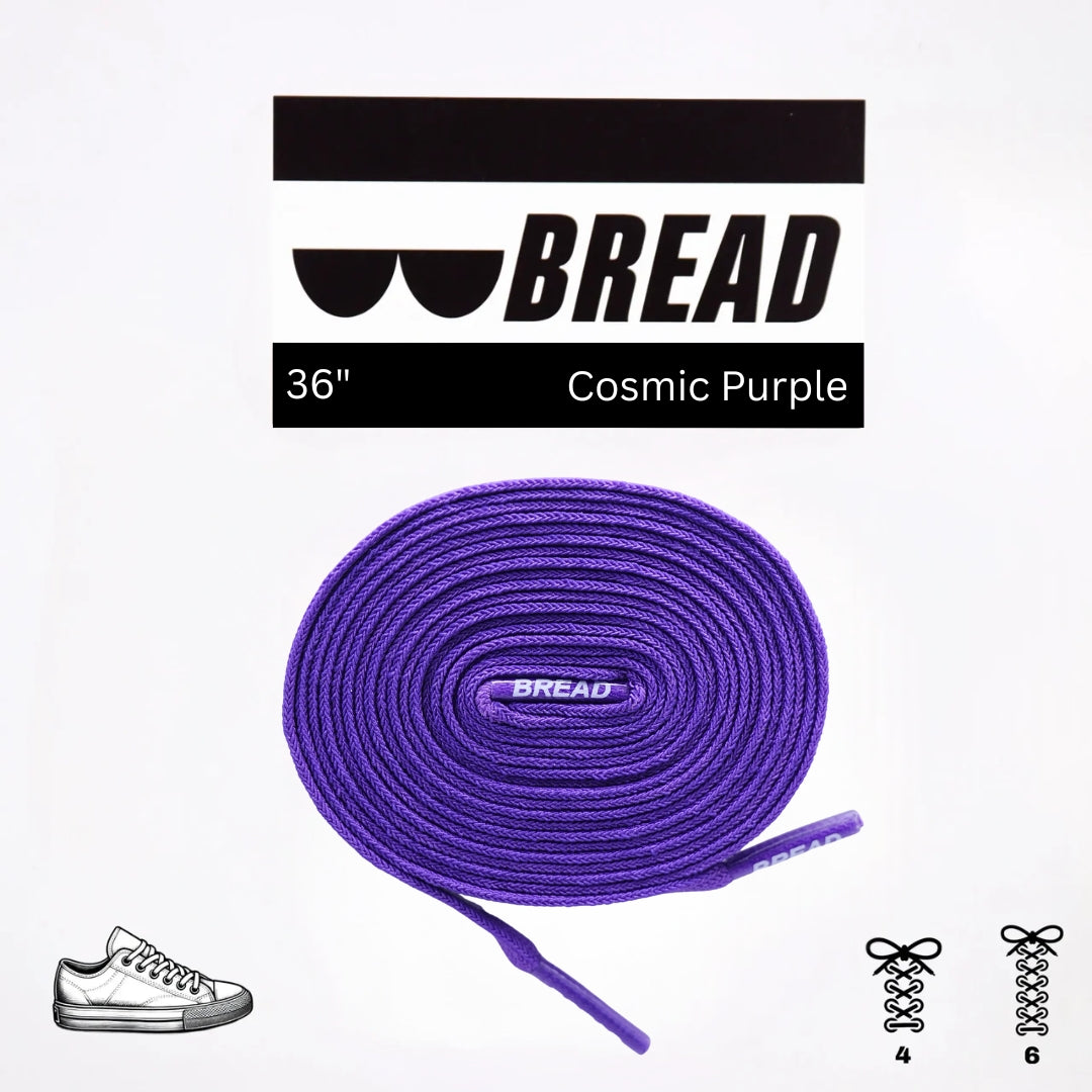 Cosmic Purple Bread Laces