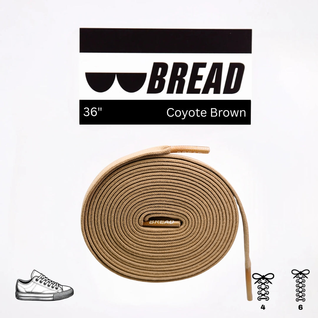 Coyote Brown Bread Laces