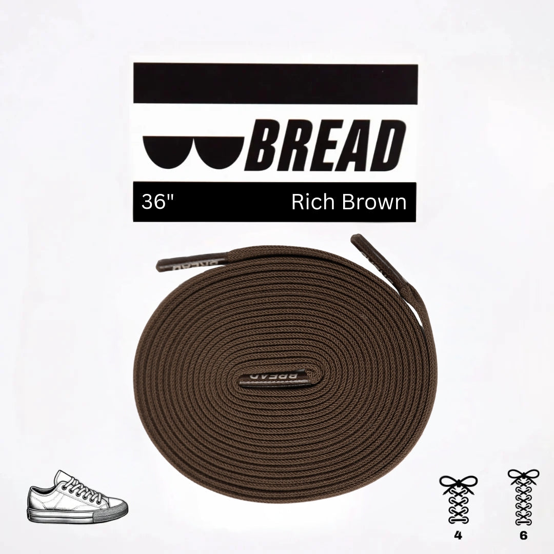 Rich Brown Bread Laces