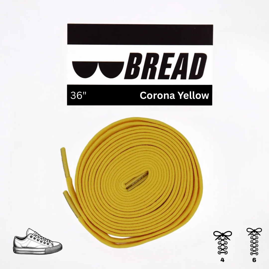 Corona Yellow Bread Laces
