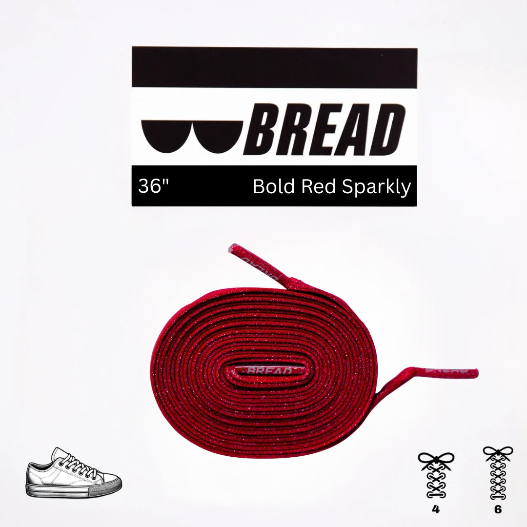 Bold Red Bread Laces