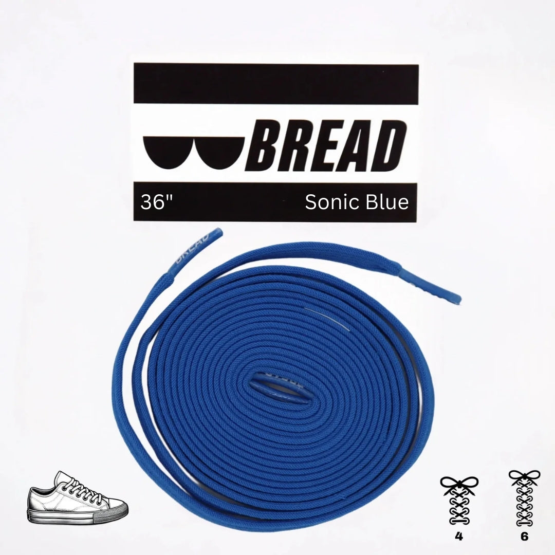 Sonic Blue Bread Laces