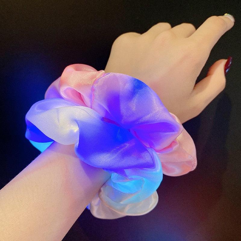 LED Glow Scrunchies (3-Pack)