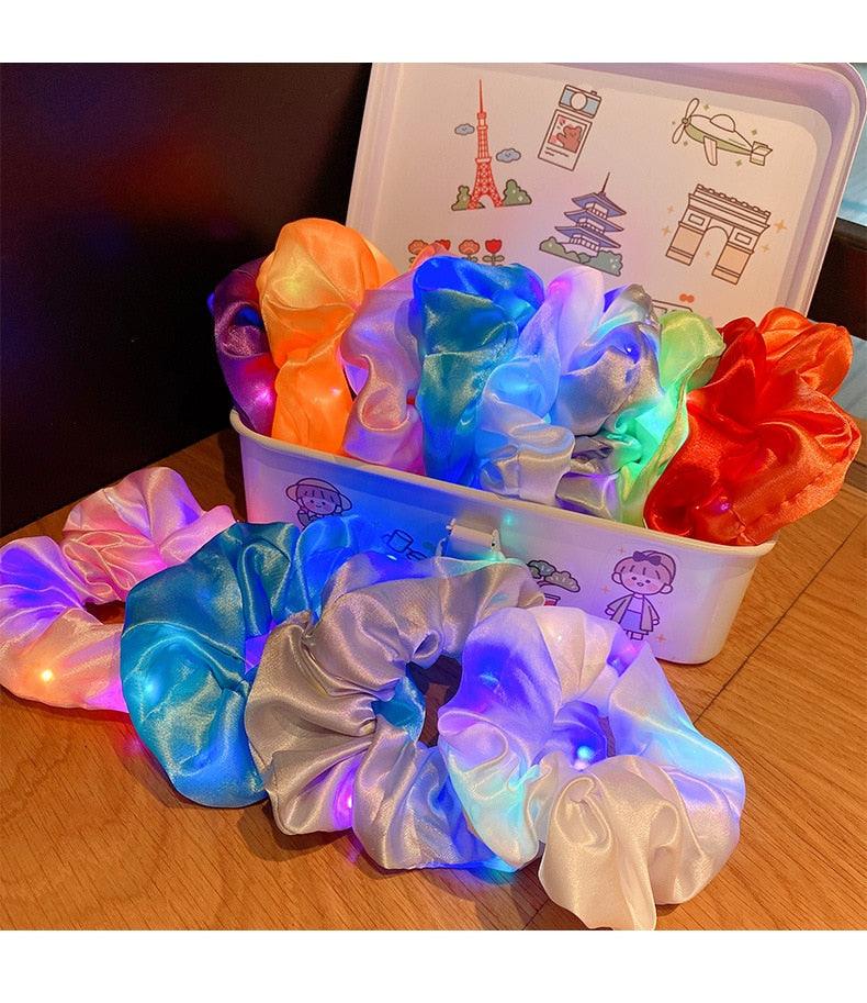 LED Glow Scrunchies (3-Pack)