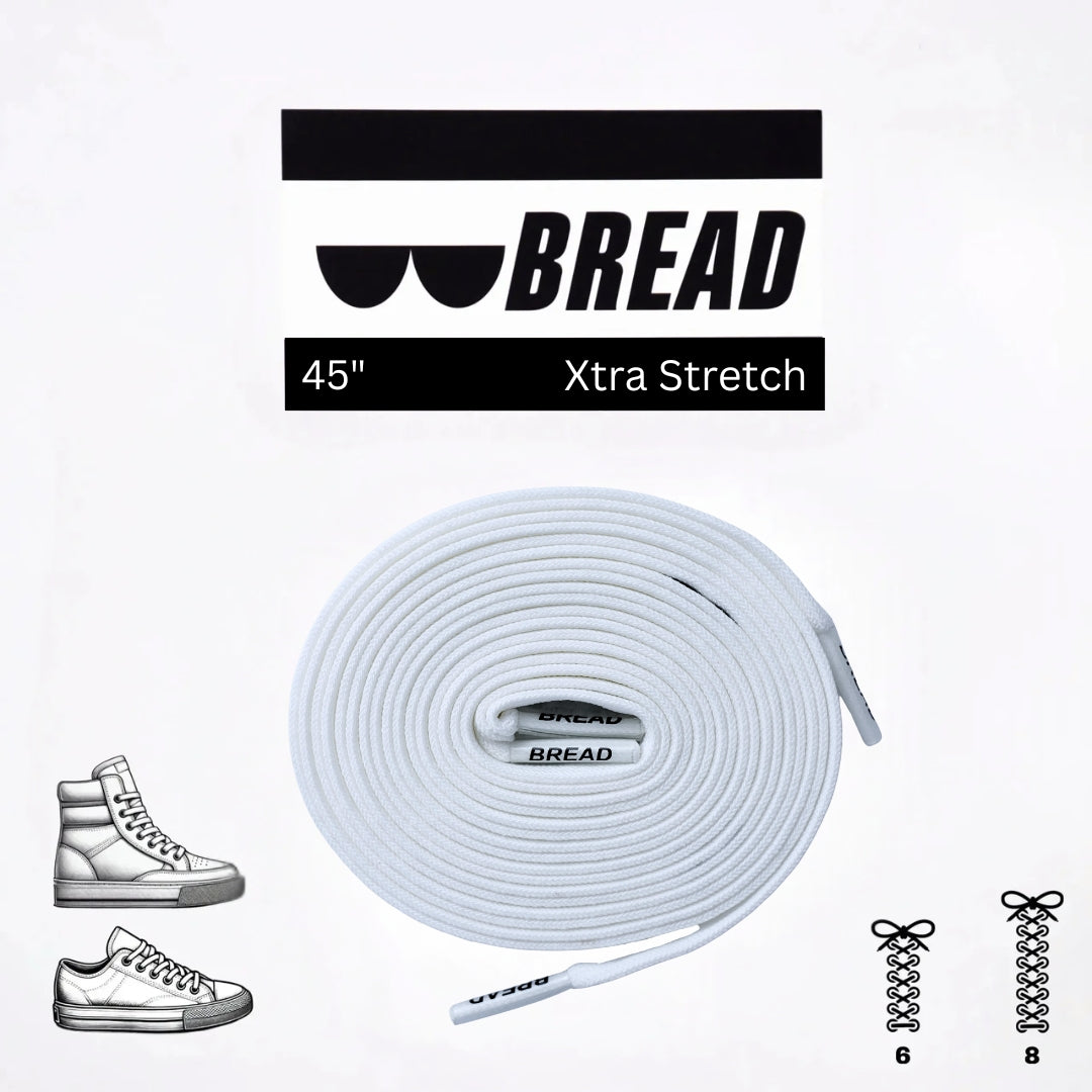 Cloud White Bread Laces