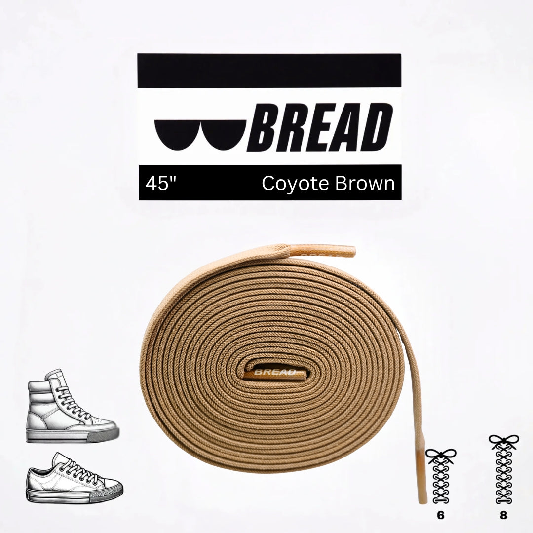 Coyote Brown Bread Laces
