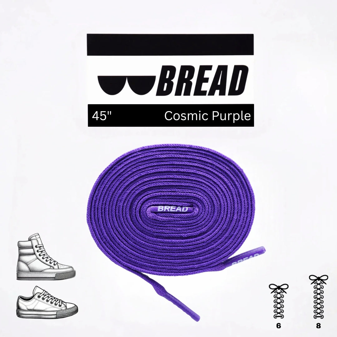 Cosmic Purple Bread Laces