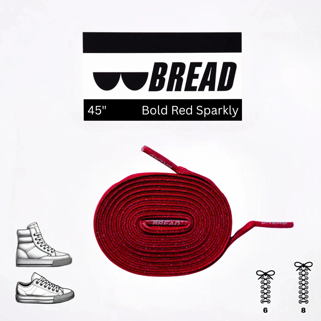 Bold Red Bread Laces