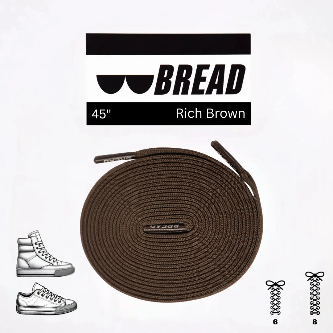 Rich Brown Bread Laces