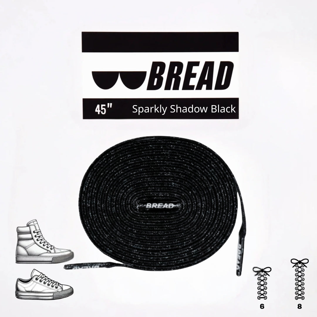 Shadow Black Bread Laces