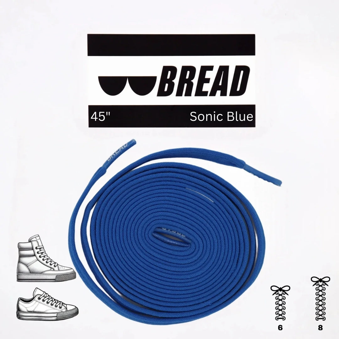 Sonic Blue Bread Laces