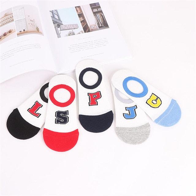 Kawaii Animal 5-Pair No-Show Sock Set