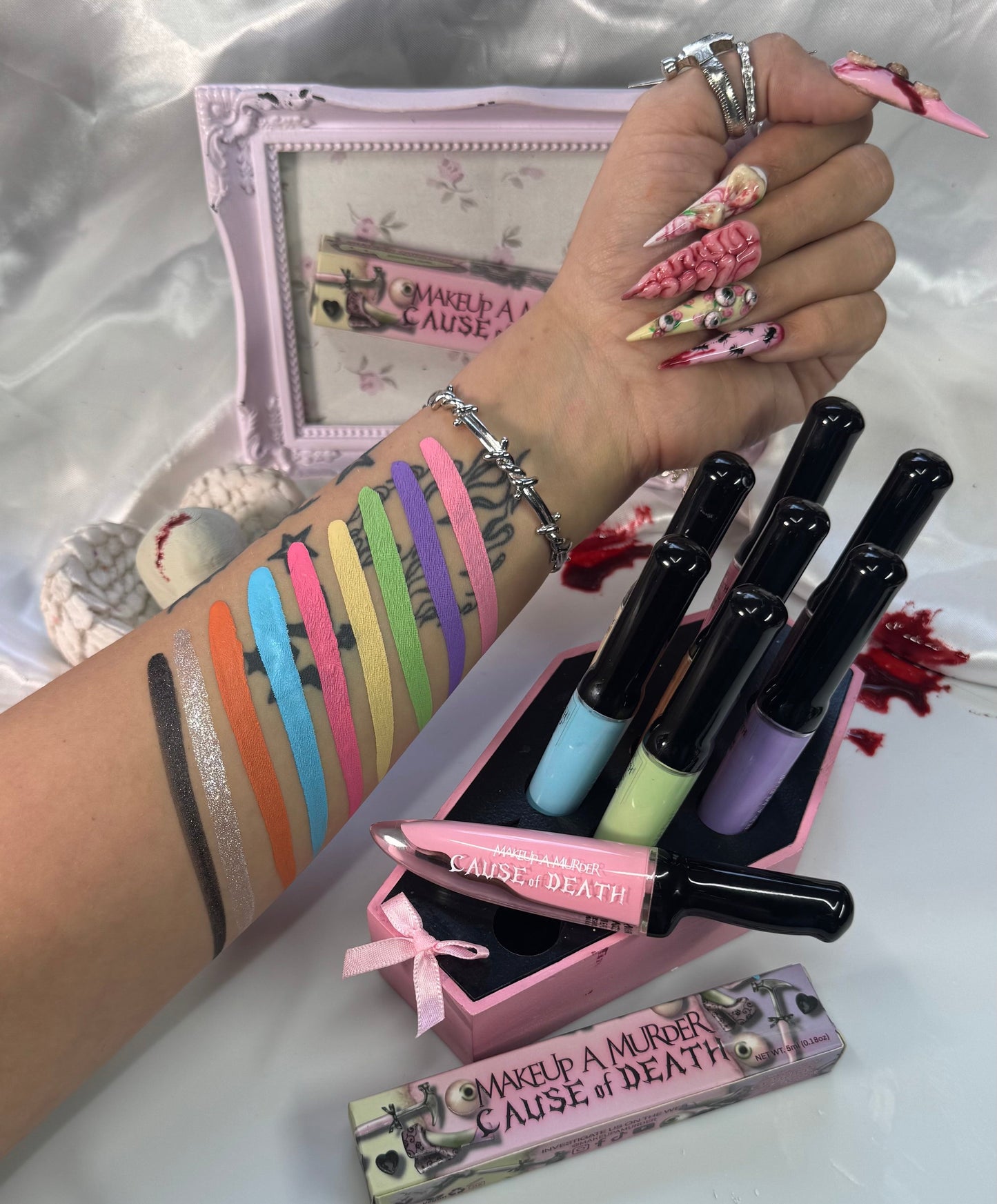 Cause of Death Pastel Liquid Makeup a Murder Eyeshadow Collection