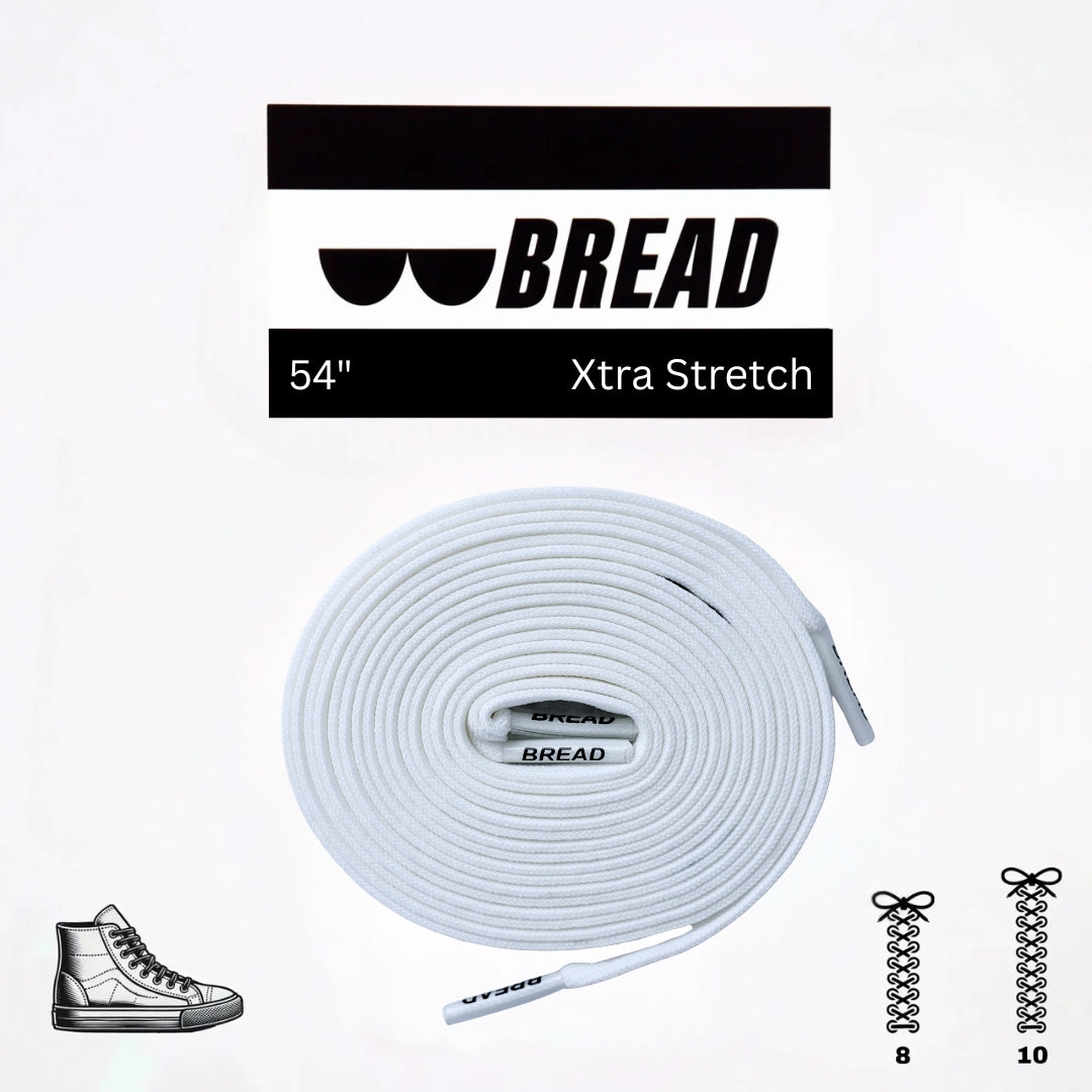 Cloud White Bread Laces