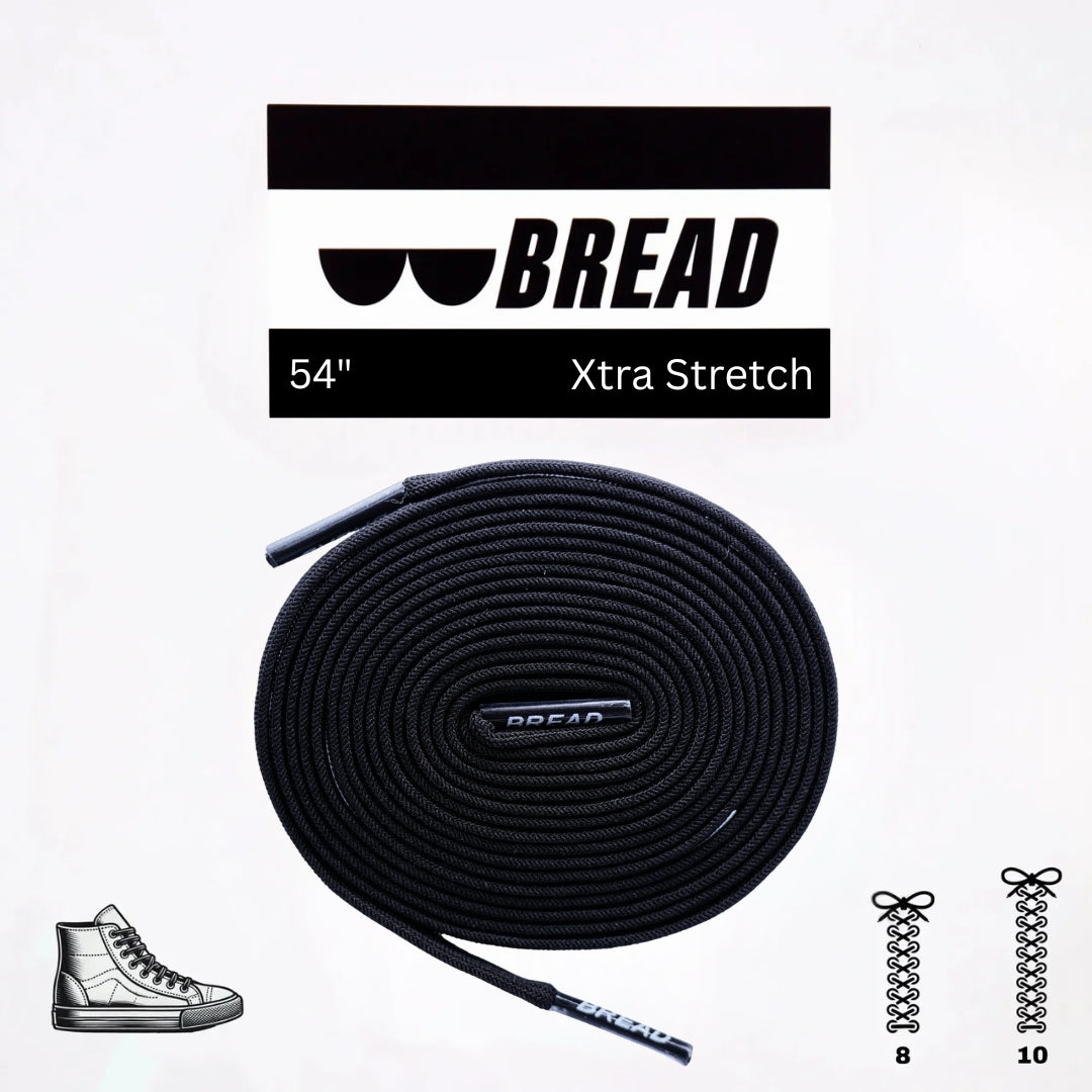 Shadow Black Bread Laces