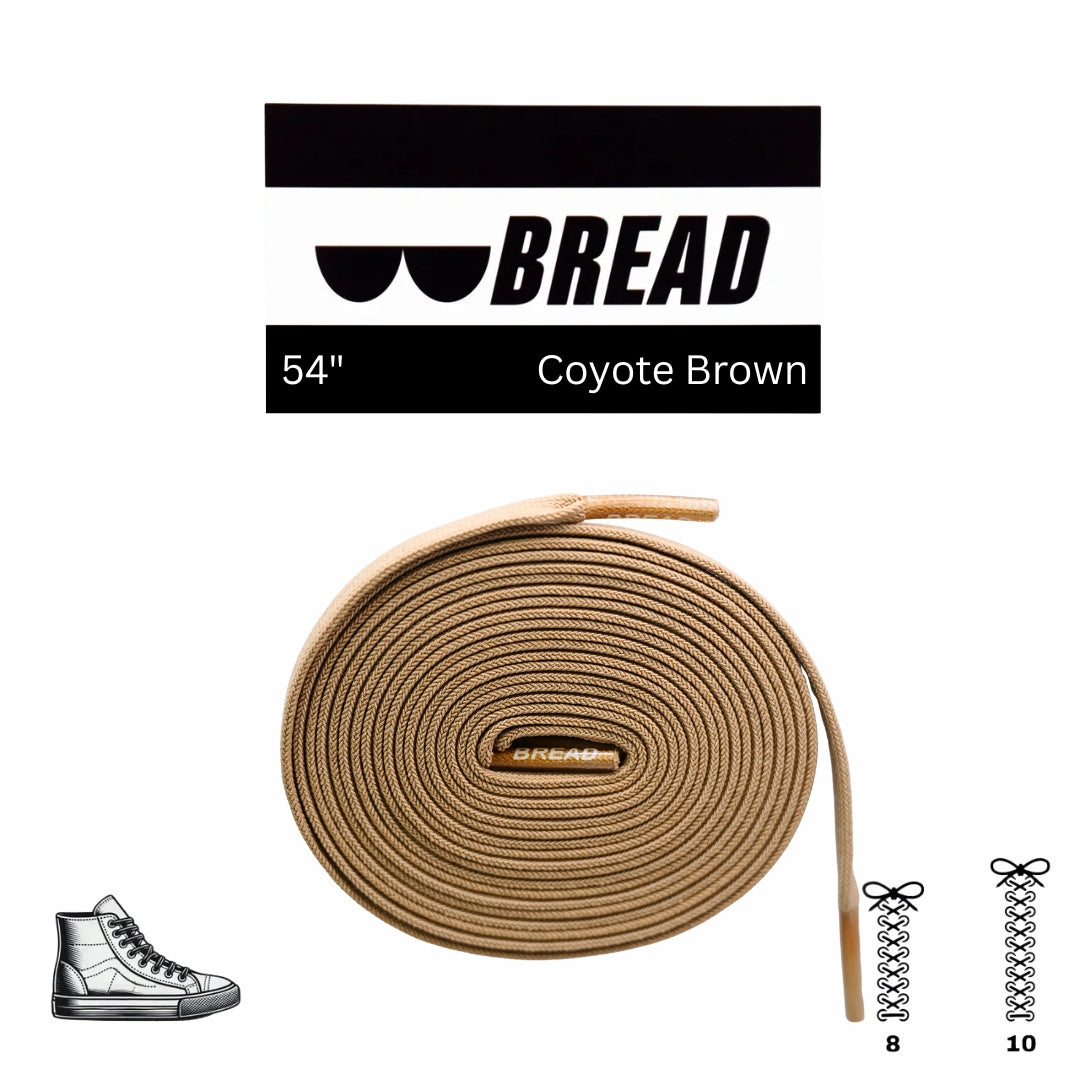 Coyote Brown Bread Laces