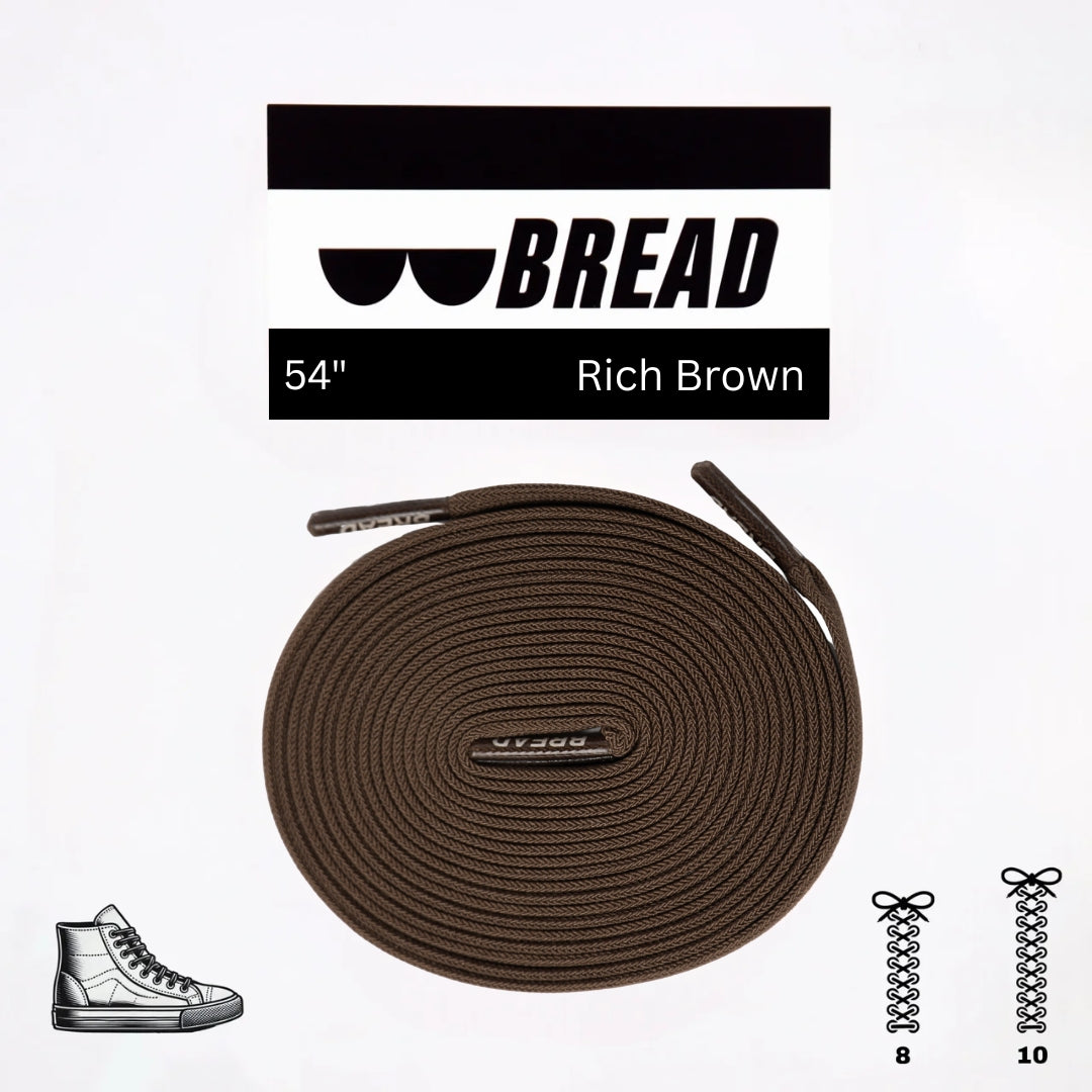 Rich Brown Bread Laces