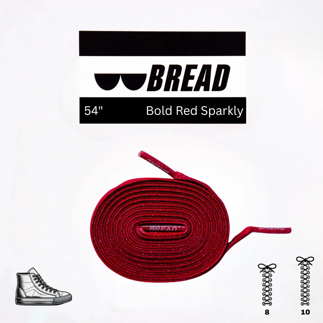 Bold Red Bread Laces