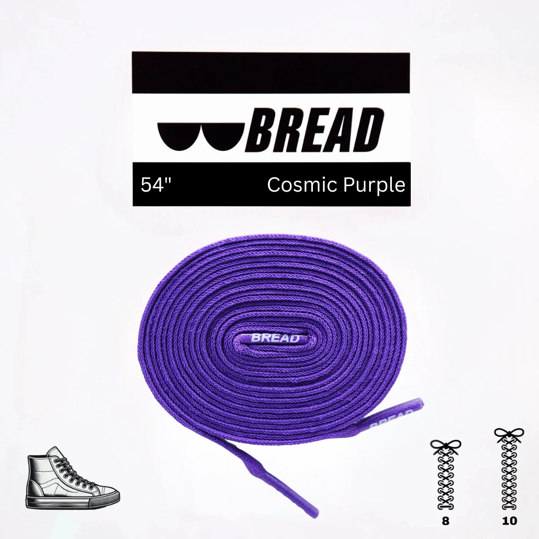 Cosmic Purple Bread Laces