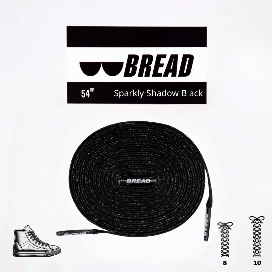 Shadow Black Bread Laces