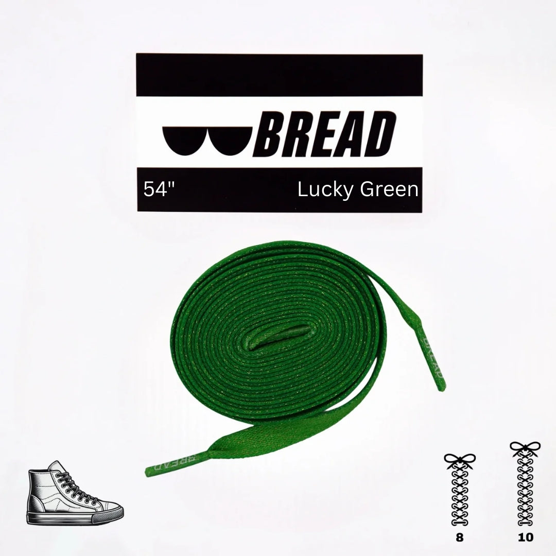 Lucky Green Bread Laces