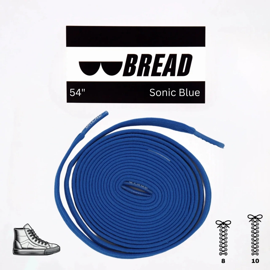 Sonic Blue Bread Laces