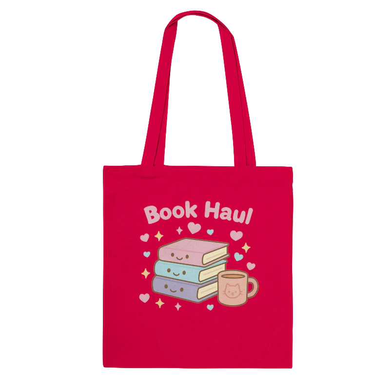 Kawaii Book Haul Tote Bag