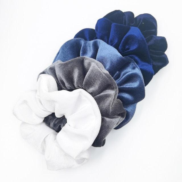 Velvet Scrunchies Set (5-Pack)