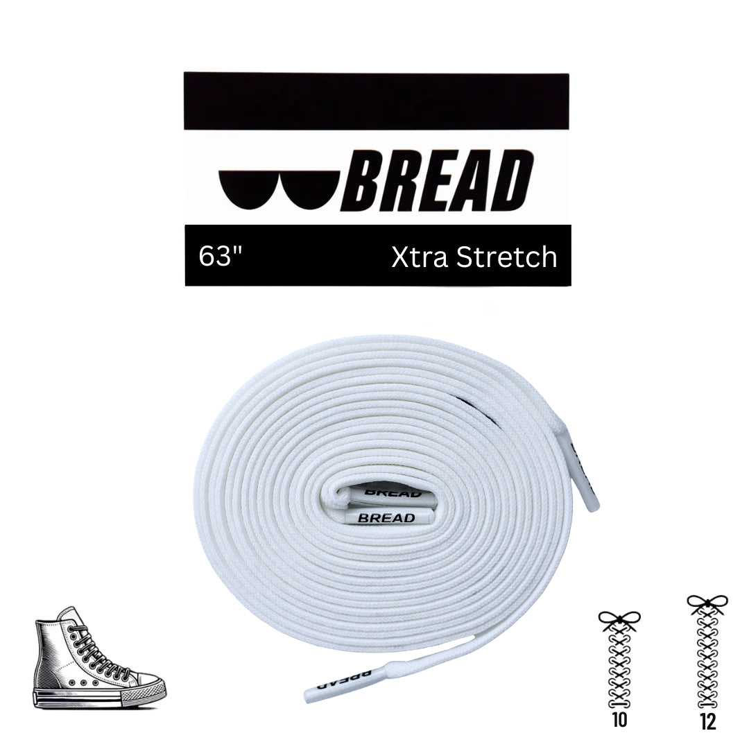 Cloud White Bread Laces