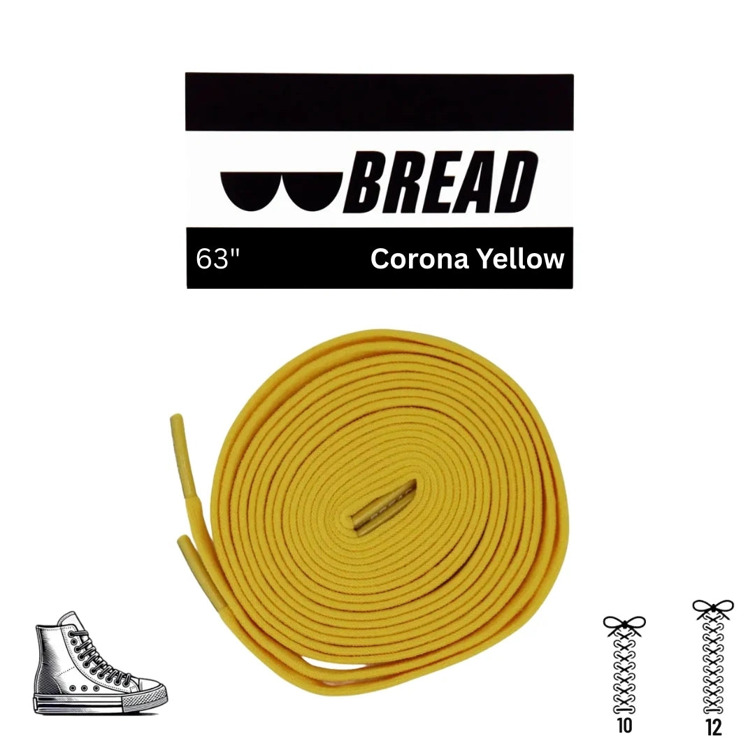 Corona Yellow Bread Laces