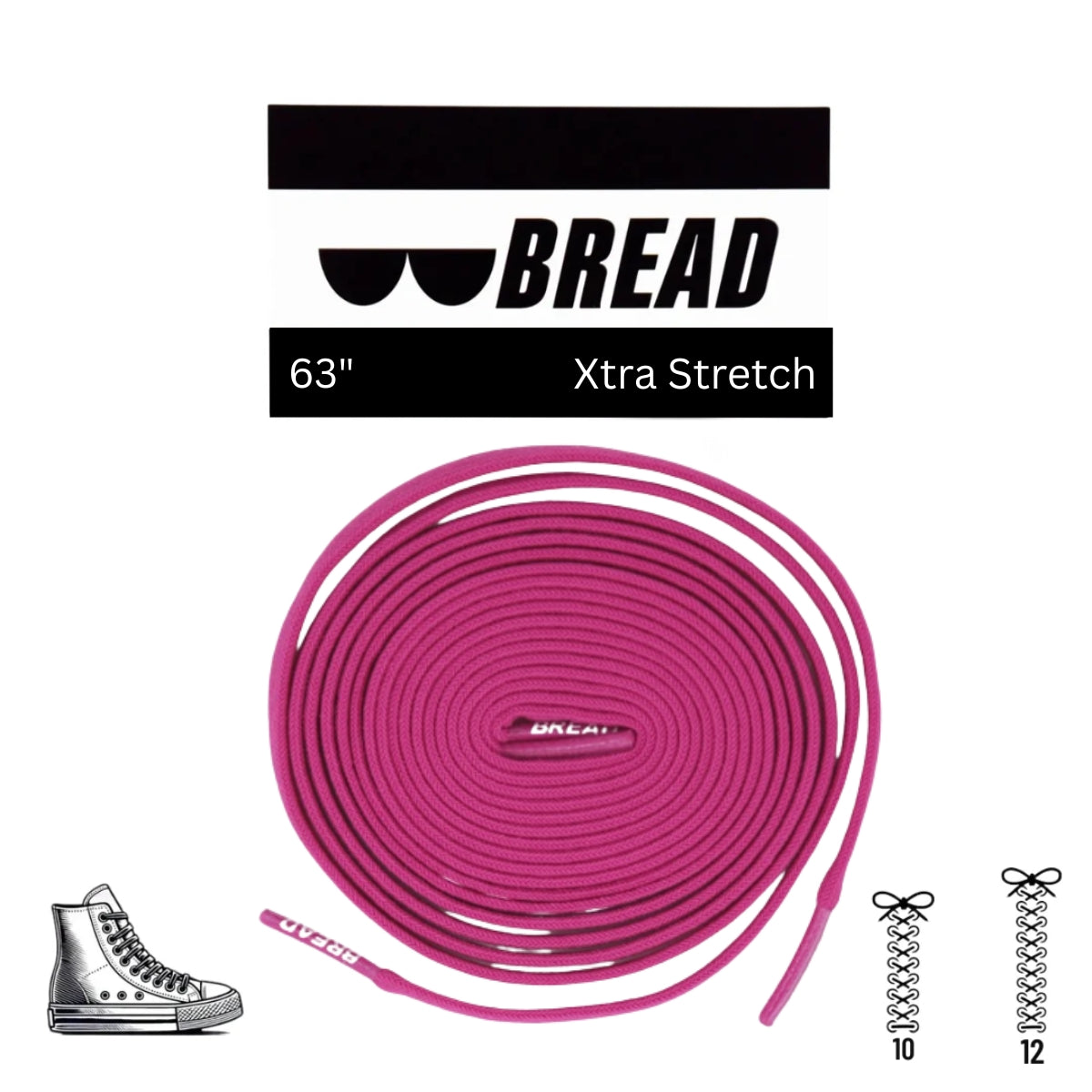 Pretty Pink Bread Laces