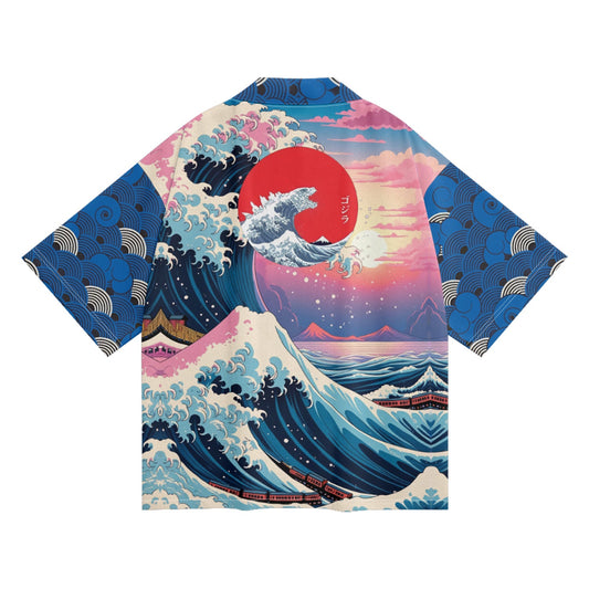 K24 Blue Waves Kimono
