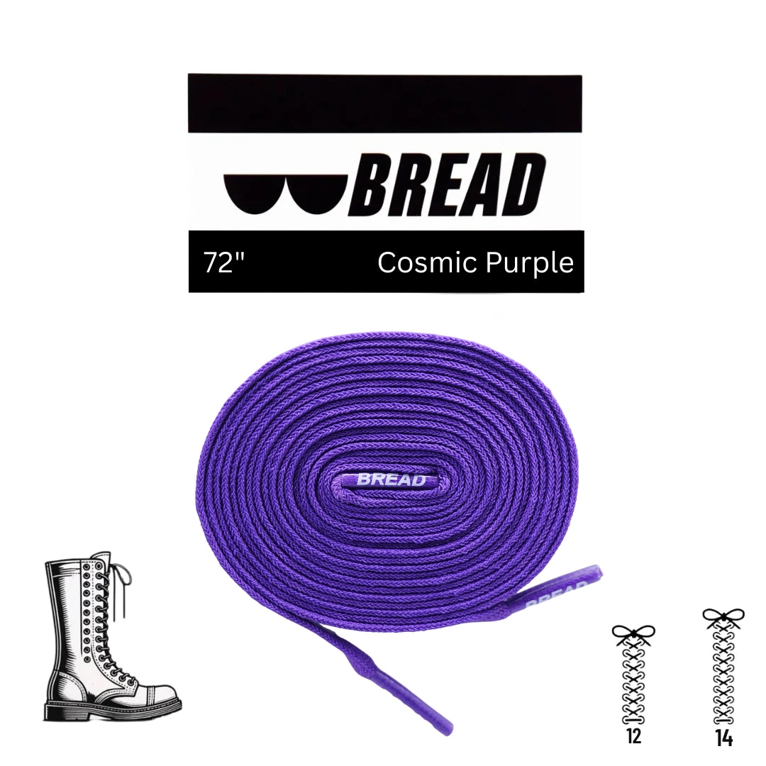 Cosmic Purple Bread Laces