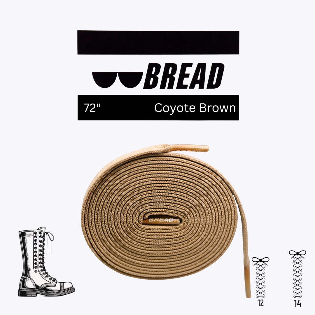 Coyote Brown Bread Laces