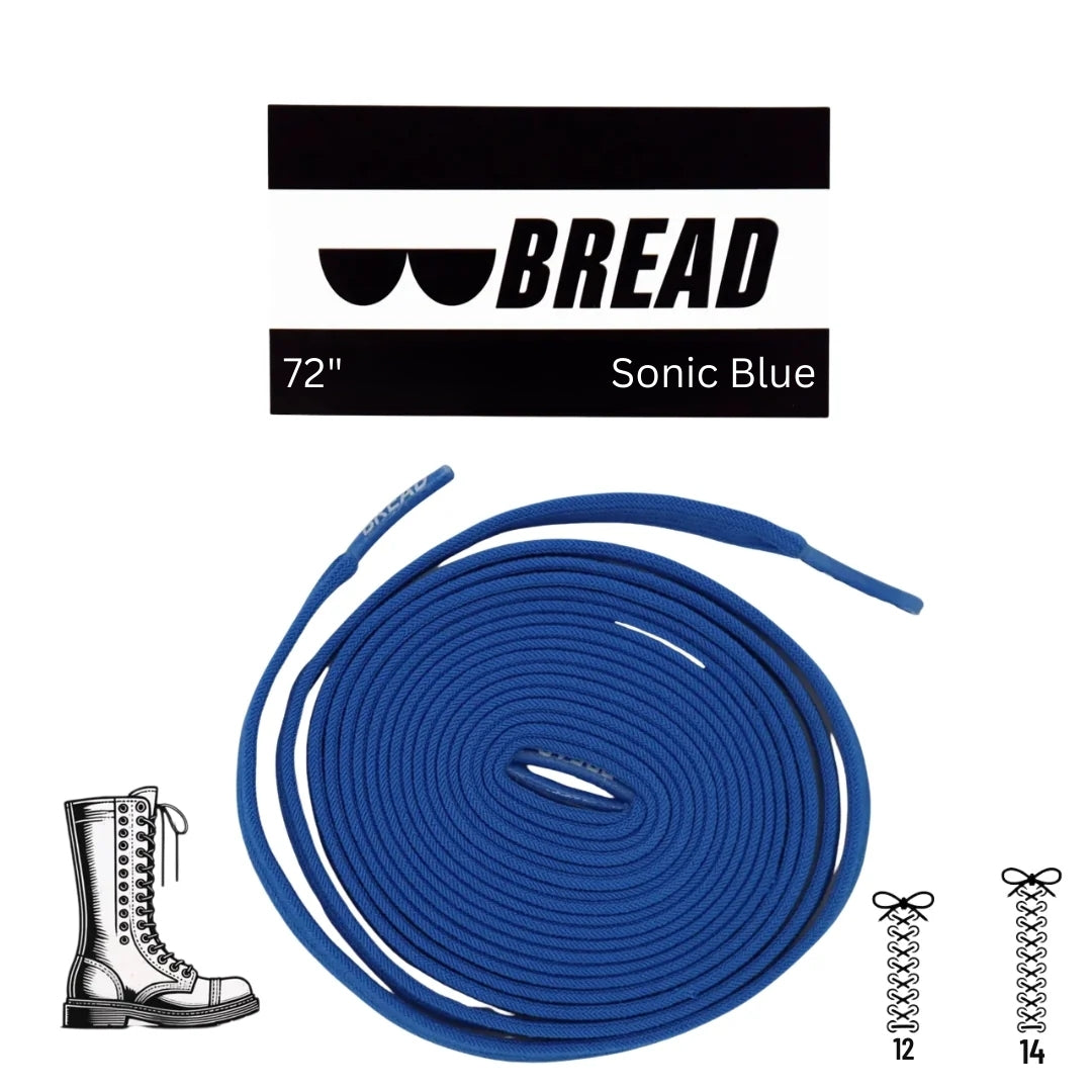 Sonic Blue Bread Laces