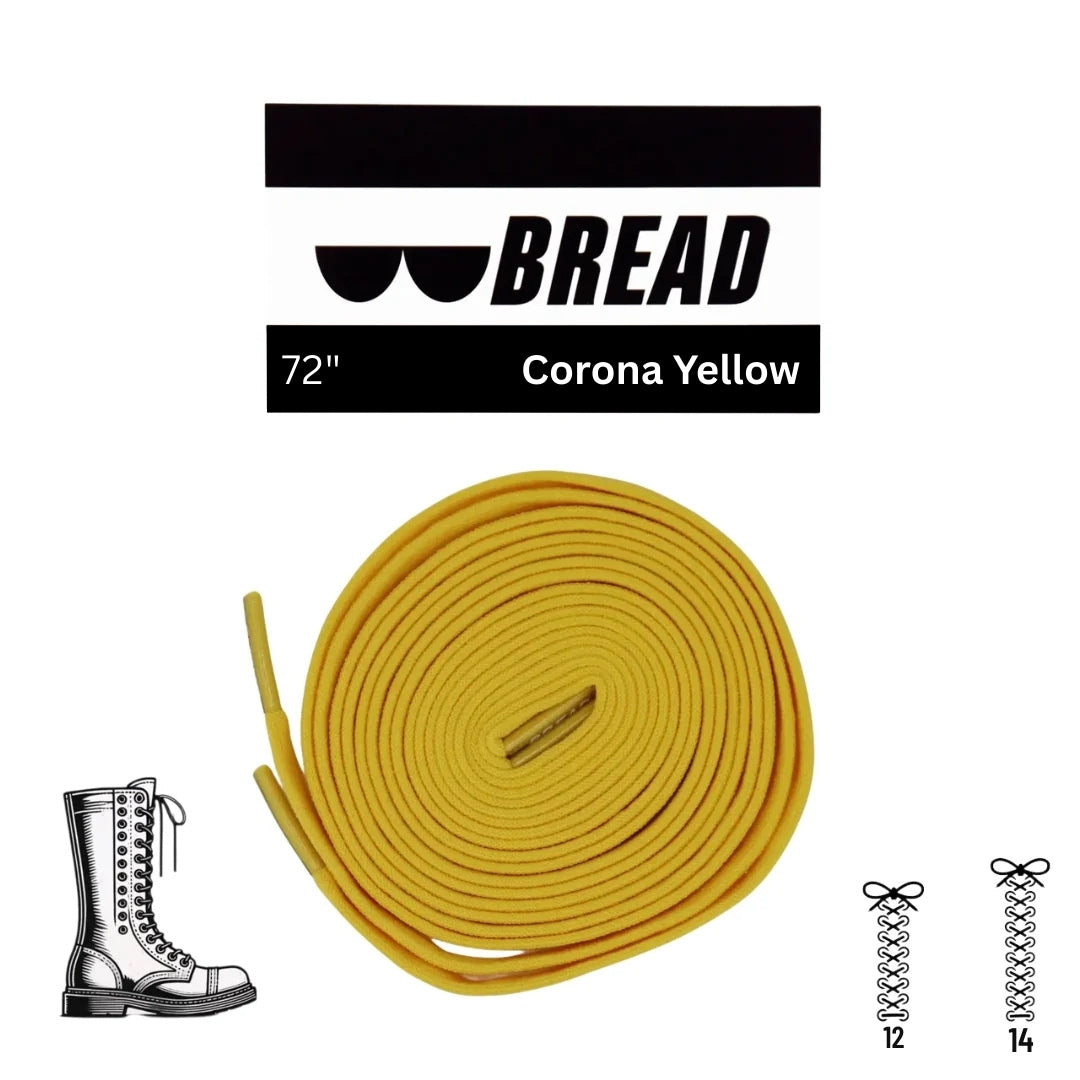 Corona Yellow Bread Laces