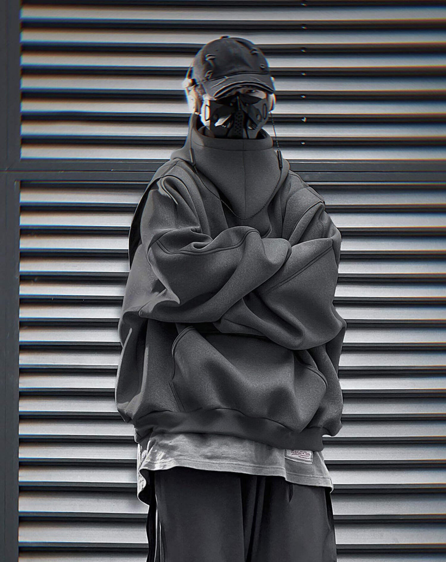 HiH50 Grey Nexus Hoodie