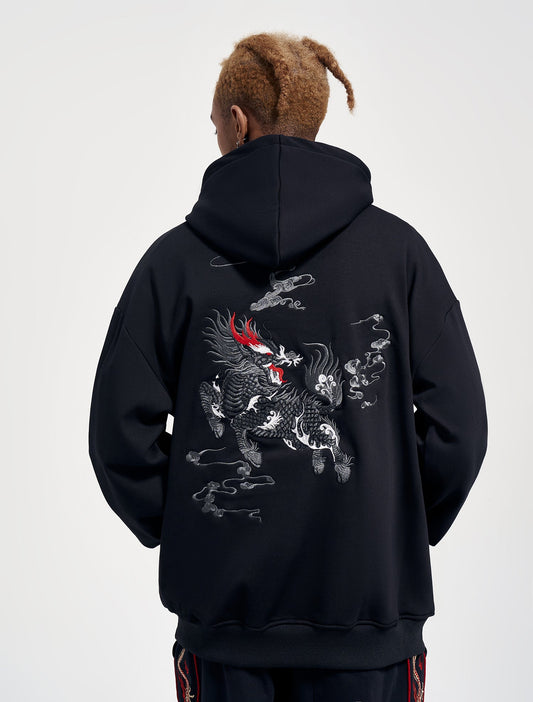 KH9102 Kirin Embroidery Hoodie