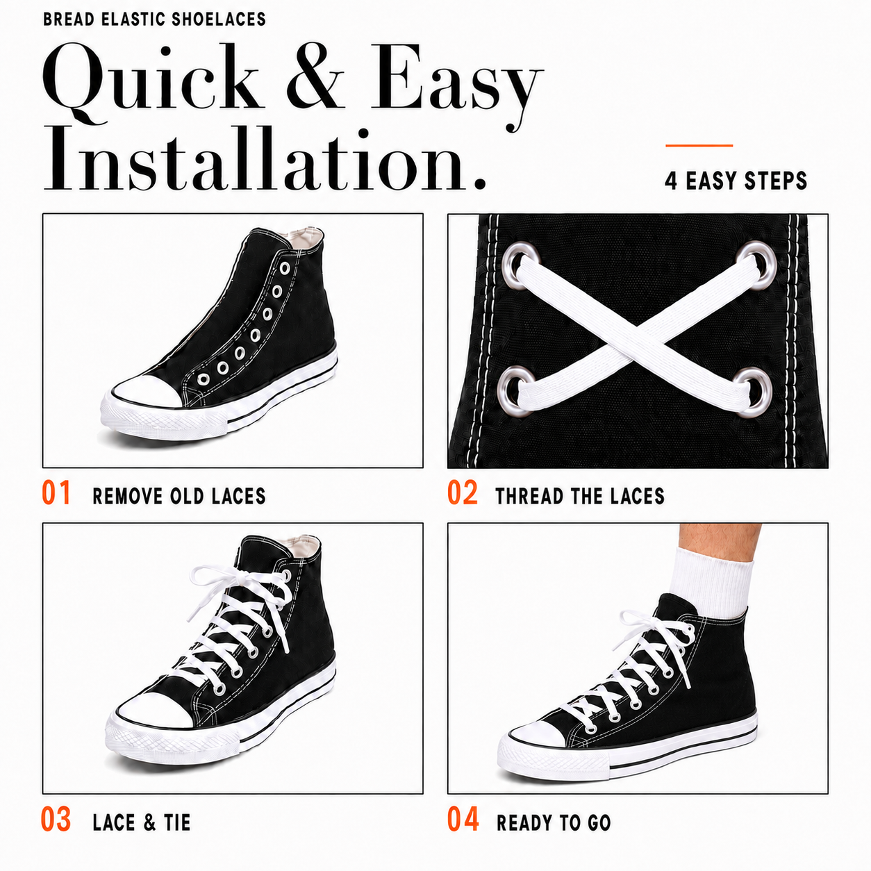 Anchor Navy Bread Laces