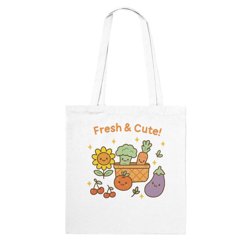 Kawaii Farmer's Market Tote Bag