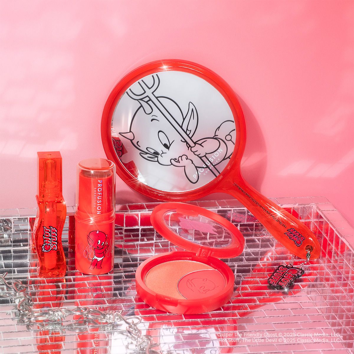 Hot Stuff The Little Devil Handheld Mirror - 2 sided