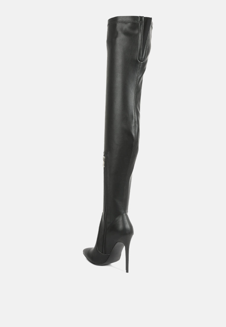 Gush Over Knee Heeled Boots